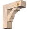 Ekena Millwork Balboa Block Smooth Bracket w/ Offset Brace, Douglas Fir, 7 1/2"W x 24"D x 24"H BKT0806X24X24BOA05SDF - alternate 1